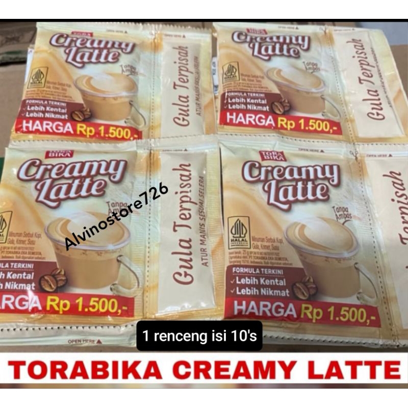 

TORABIKA CREAMY LATTE 10'S