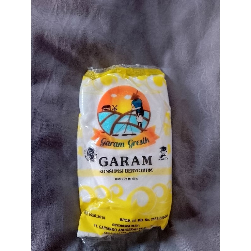 

garam merk gresik garam beryodium kemasan 175gr