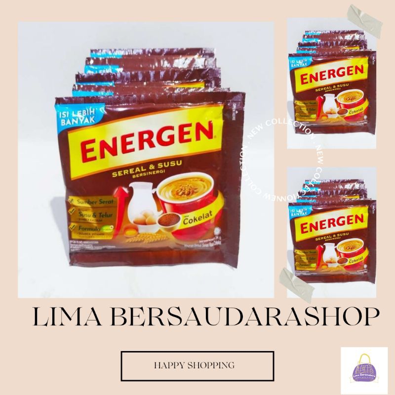 

ENERGEN COKLAT RENCENG ISI 10 SACHET