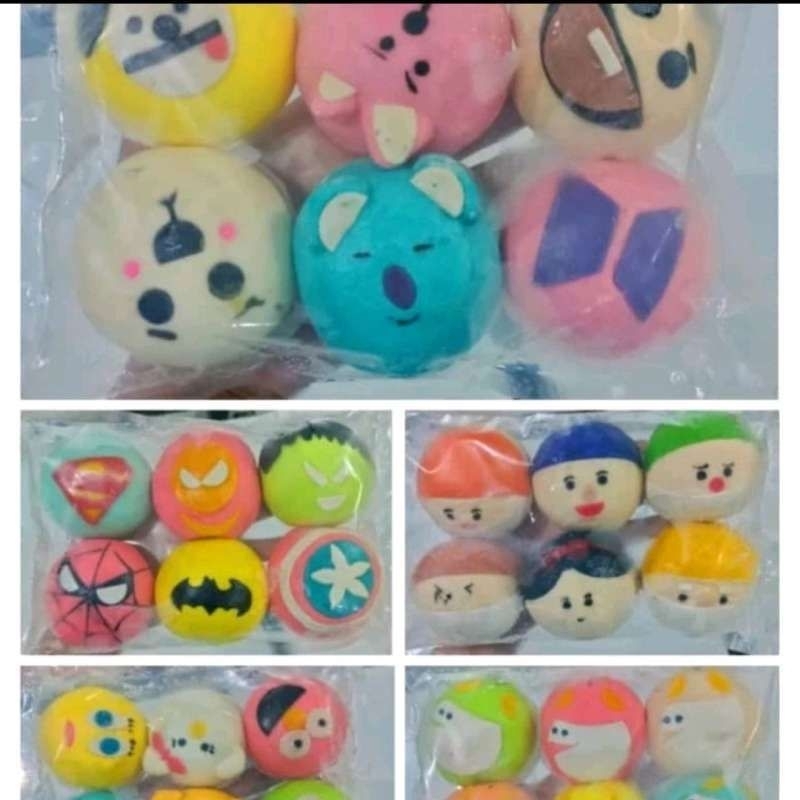

Bakpao Karakter Isi 6pcs