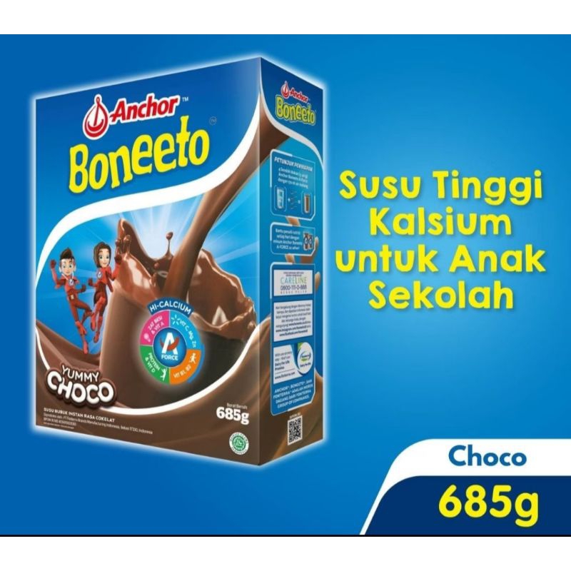 

boneeto susu bubuk anak sekolah rasa coklat 685g - nutrisi untuk pertumbuhan anak