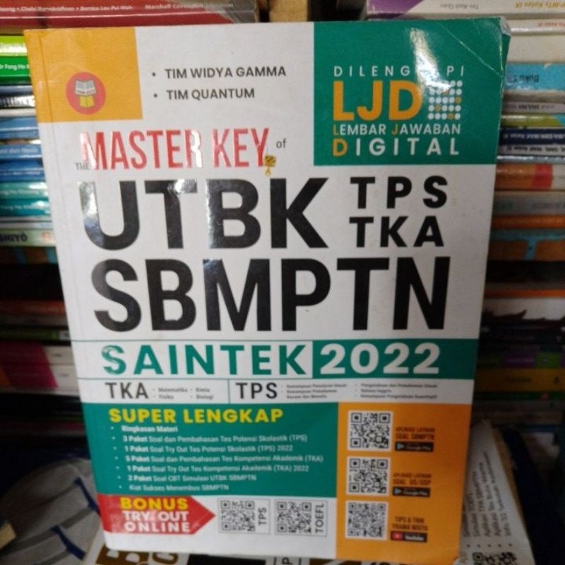 UTBK SBMPTN saintek (TPS dan TKA)