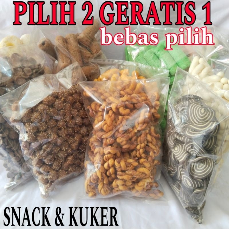 

PROMO BUNDLING BELI 2 GRATIS 1 CEMILAN SNACK & ANEKA KERIPIK