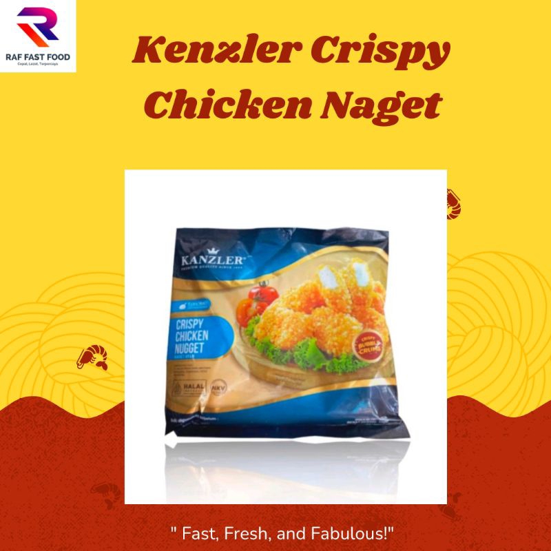 

Kanzler Crispy Chicken Nugget 120 gr Naget Ayam Krispi Lezat