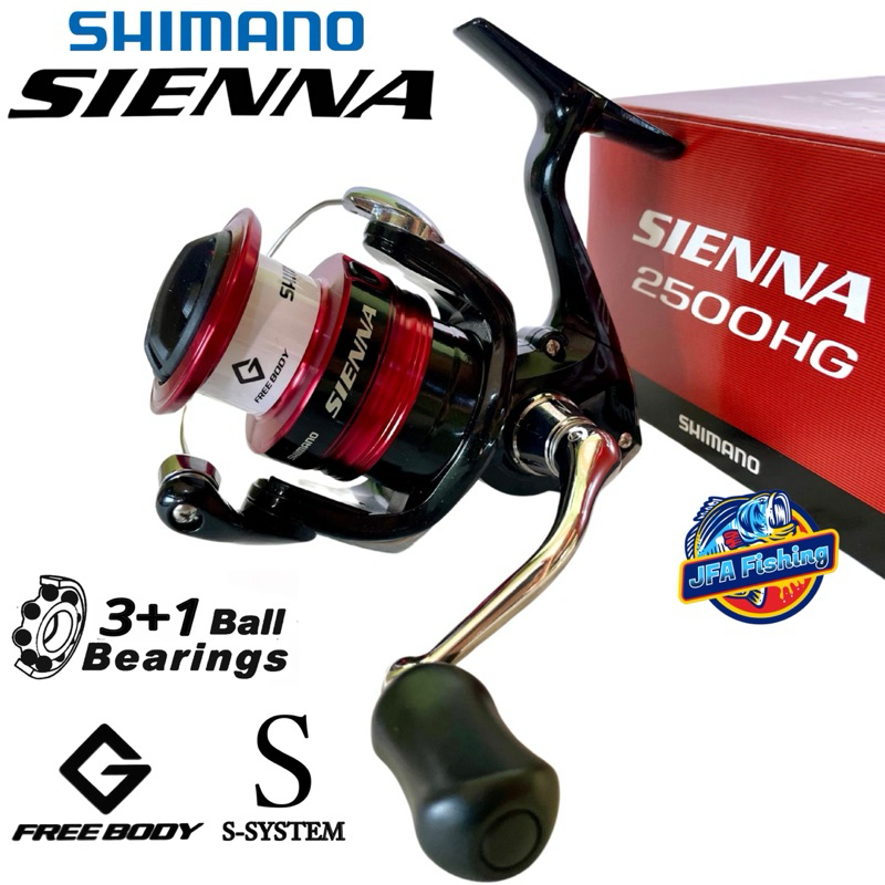 Reel Spinning Shimano SIENNA 500/1000/2500/3000/4000 3+1Bb