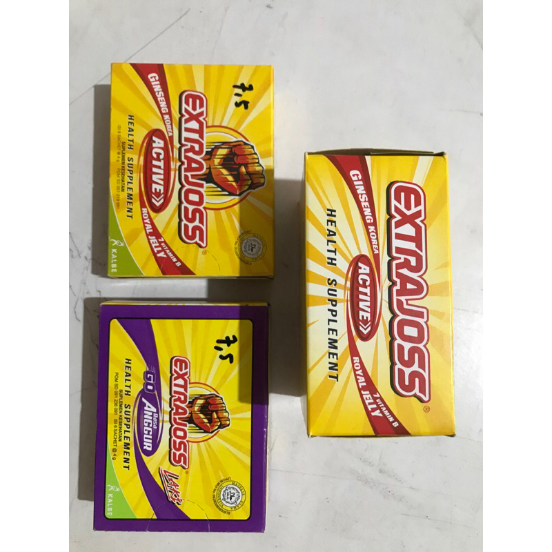 

extra joss minuman energi sachet dan box 4g