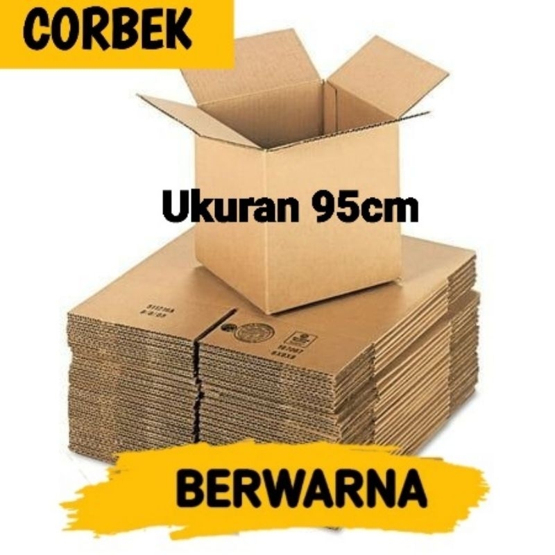 

kardus bungkus paket berwarna ukuran 95cm