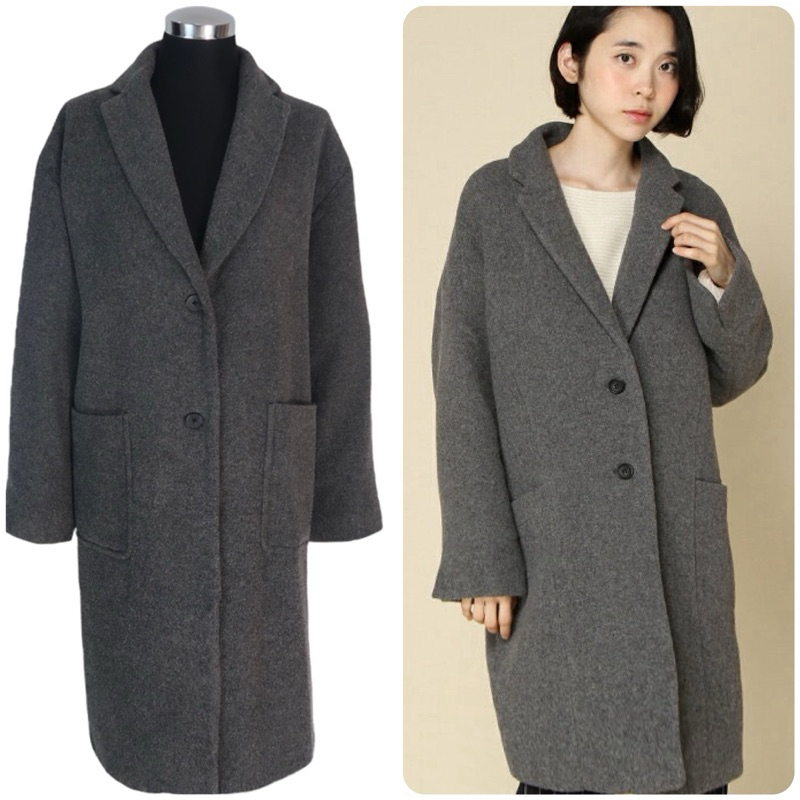 Women premium coat in grey brand Global work