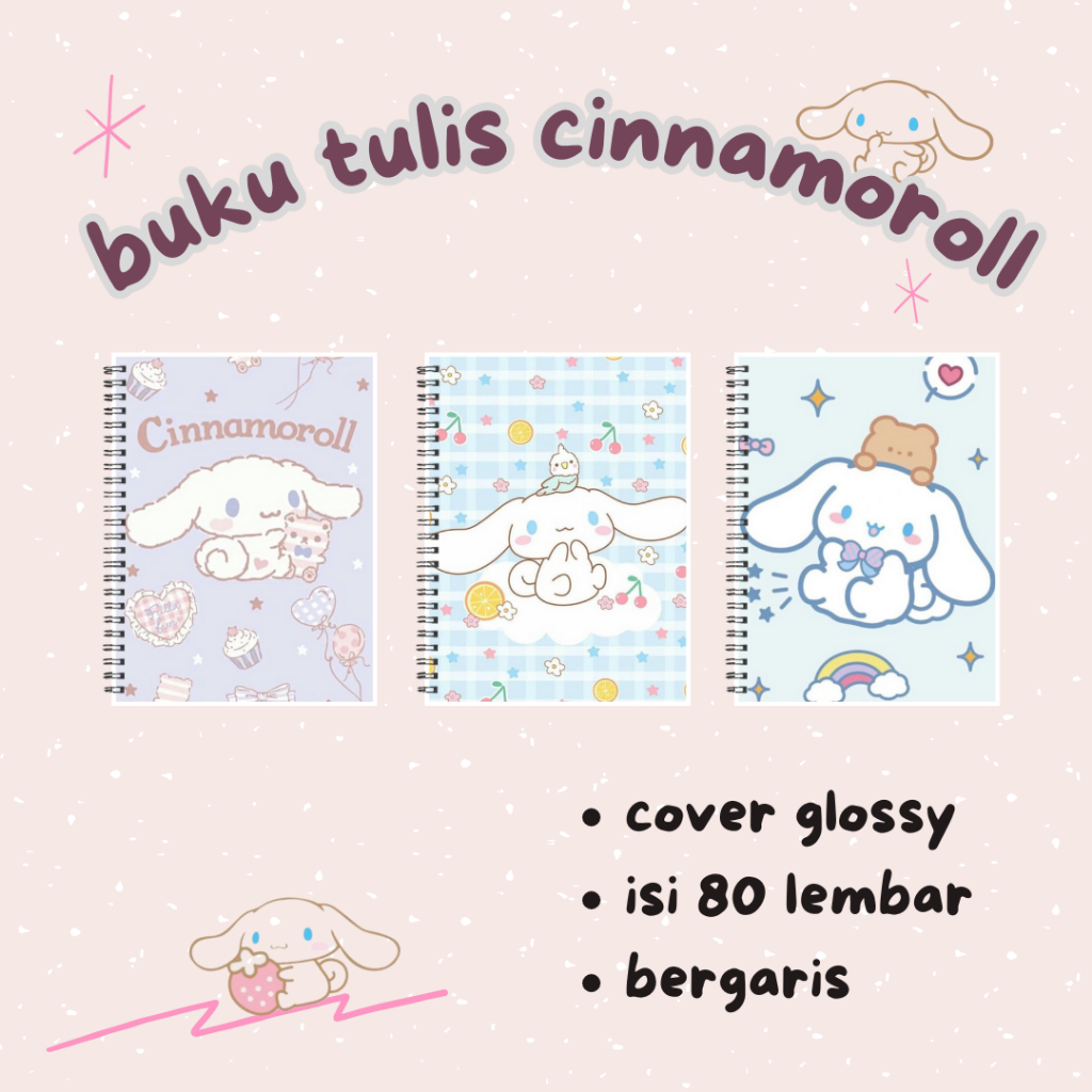 

Cinnamoroll Notebook Buku Tulis Sanrio