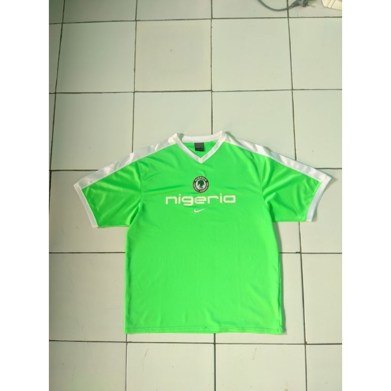 block core jersey nigeria 2002 training nike vintage original second
