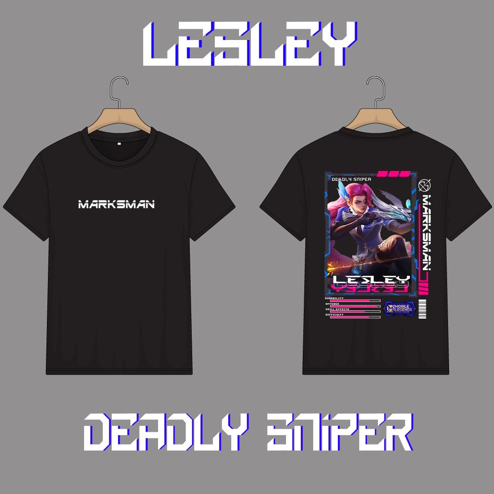 KAOS ANAK HERO MOBILE LEGEND LESLEY MARKSMAN SKIN KEREN//KAOS ML//KAOS ANAK MOBILE LEGEND//KAOS ANAK