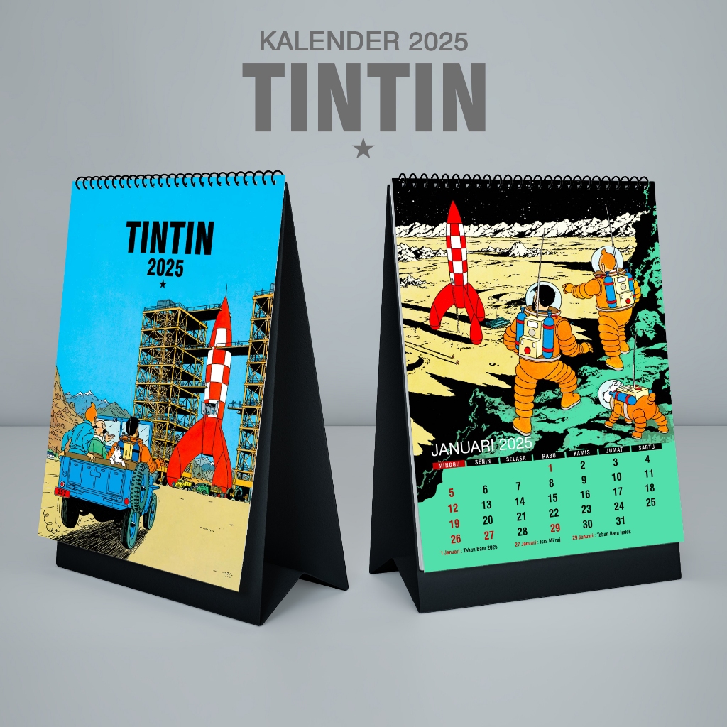 

Kalender Meja 2025 Tintin #2 (preorder)