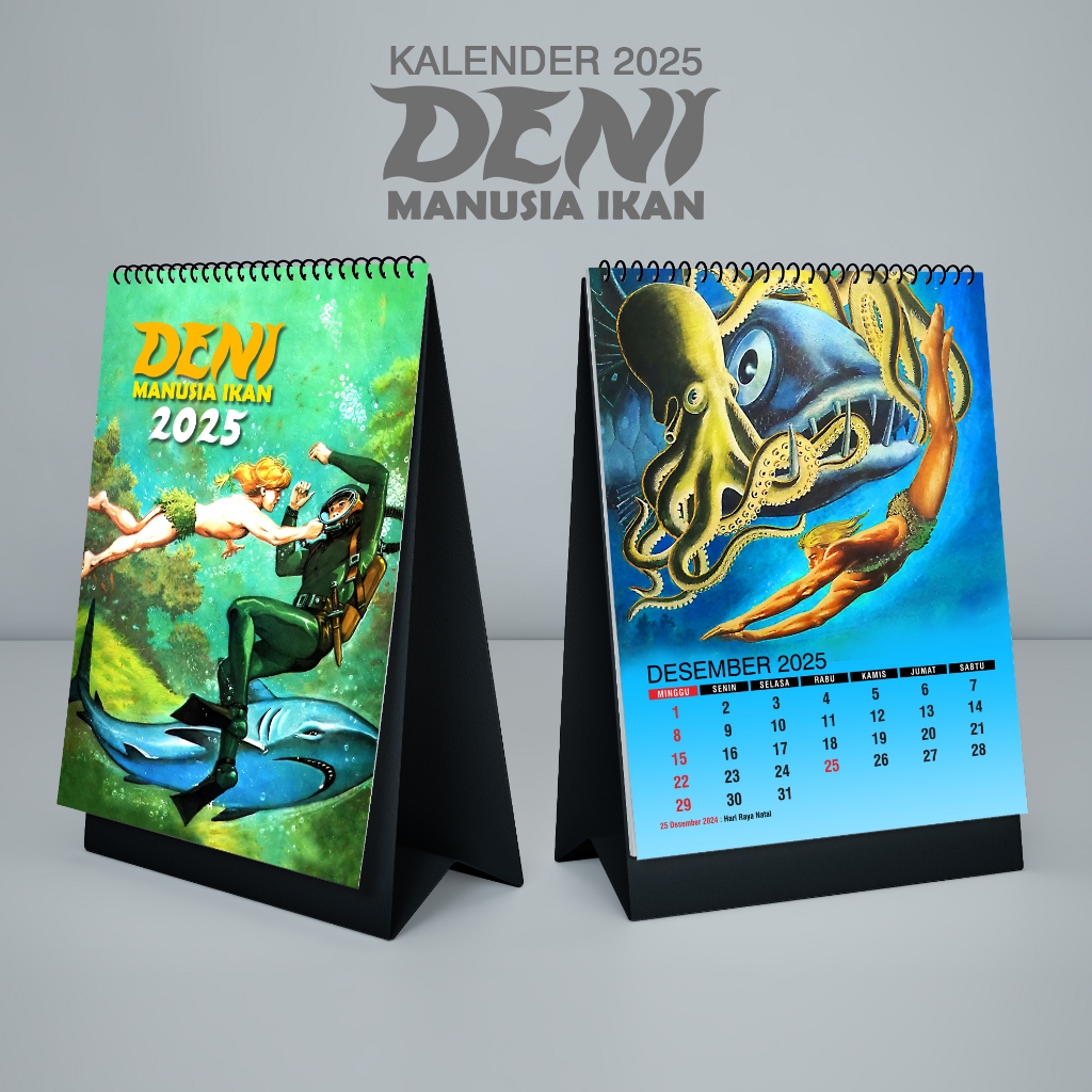 

Kalender Meja 2025 Deni Manusia Ikan (preorder)