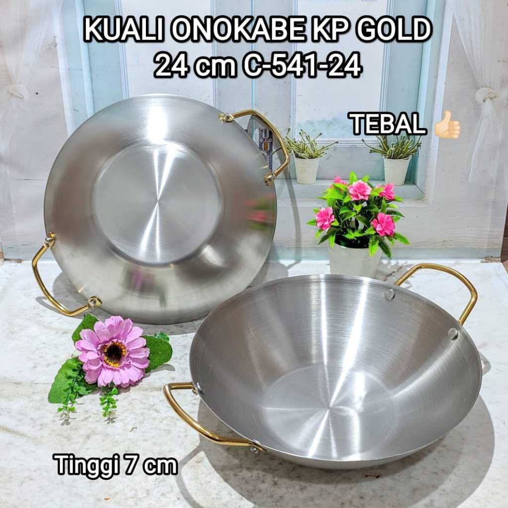 Kuali stainlees/kuali onokabe