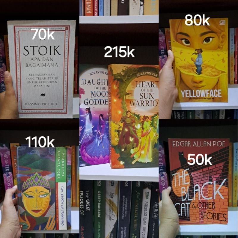 buku preloved / bekas | feminisme untuk semua orang | Alice's adventure in wonderland |  stoik | Air