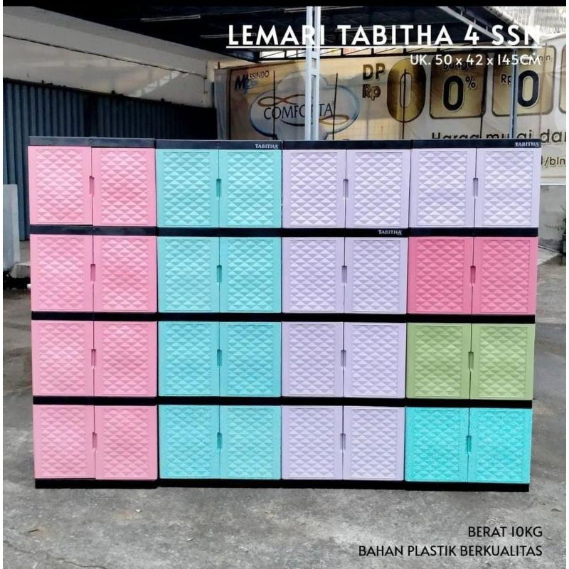 Lemari 4 susun Pxton dan tabitha