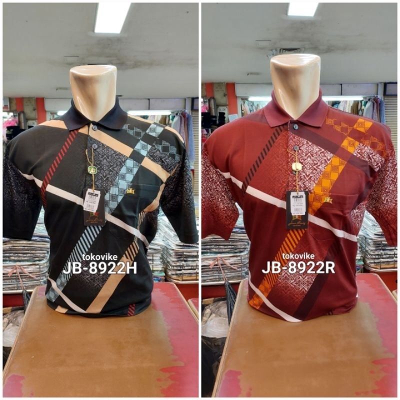 Kaos kerah pria dewasa kaos katun korea