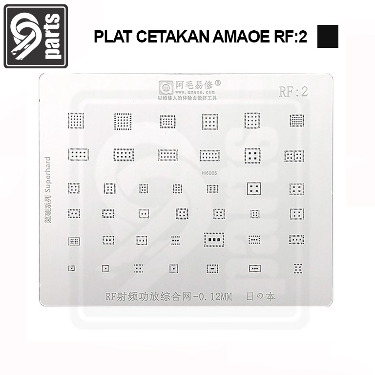 Terbagus Plat Cetakan Amaoe RF2  Cetakan Amaoe RF2