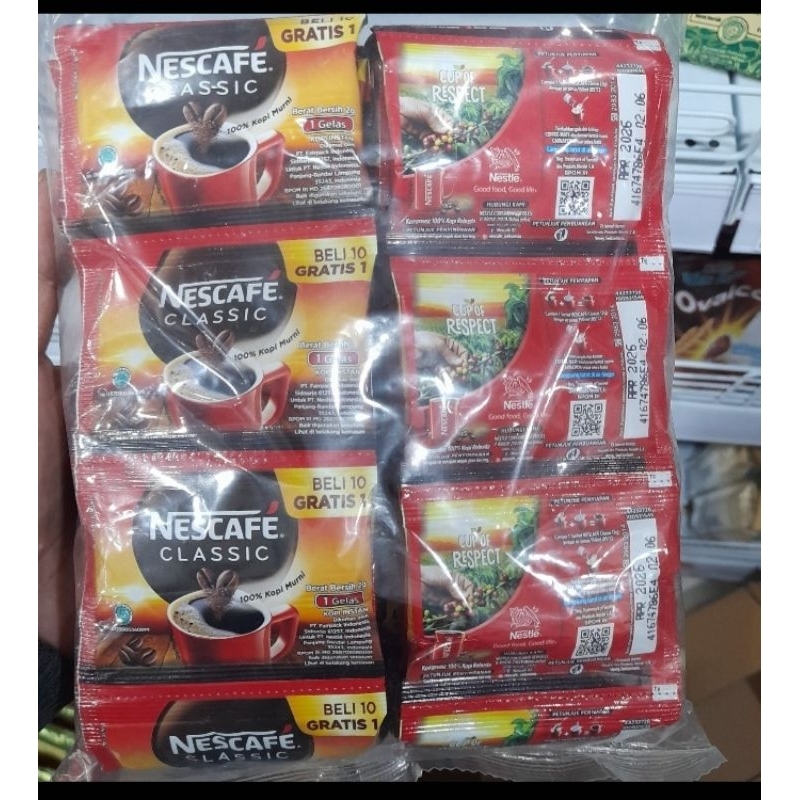 

NESCAFE CLASIK 60X2GR ( isi 60 sachet )