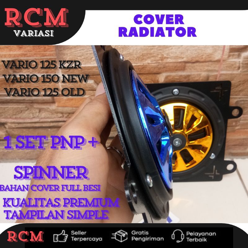 COVER RADIATOR VARIO 125 150 OLD NEW KLZ COVER SPINNER