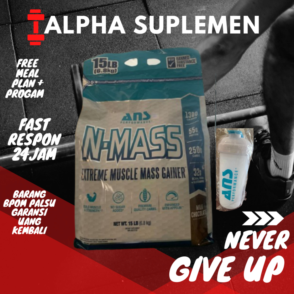 ANS N-MASS 15lb - suplemen fitness