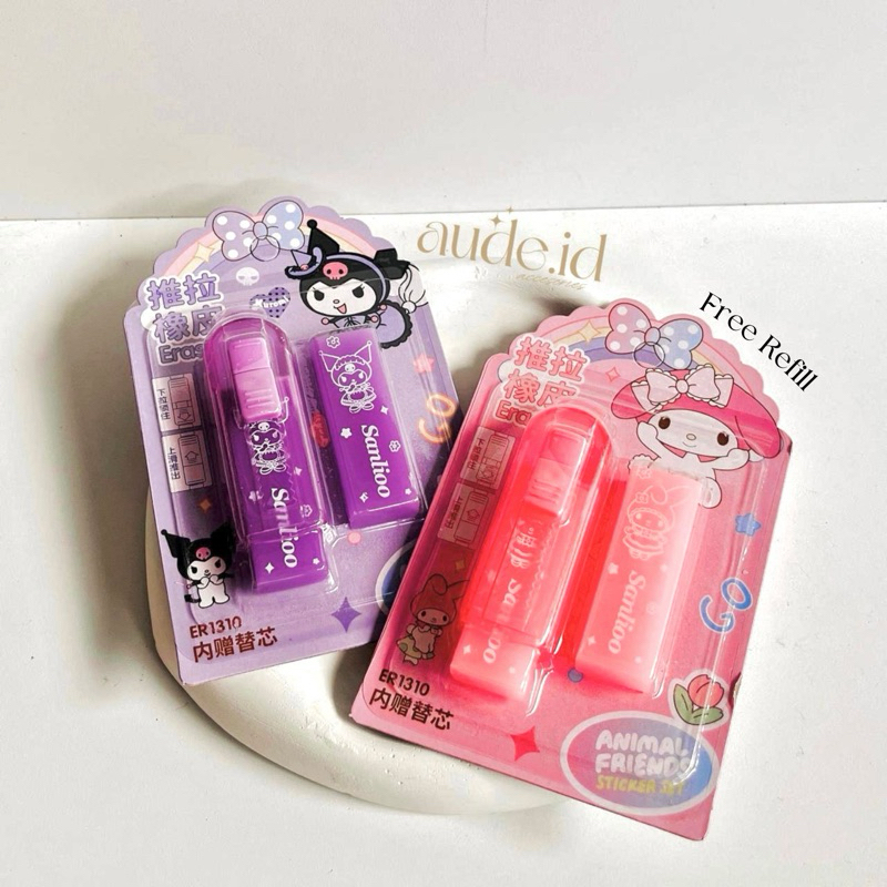 

AUDE - Seana Eraser Stick | Stick Penghapus Refill | Stick Penghapus | Penghapus Sanrio | Penghapus Stick | Penghapus Refill | Penghapus mekanik|penghapus karakter anak