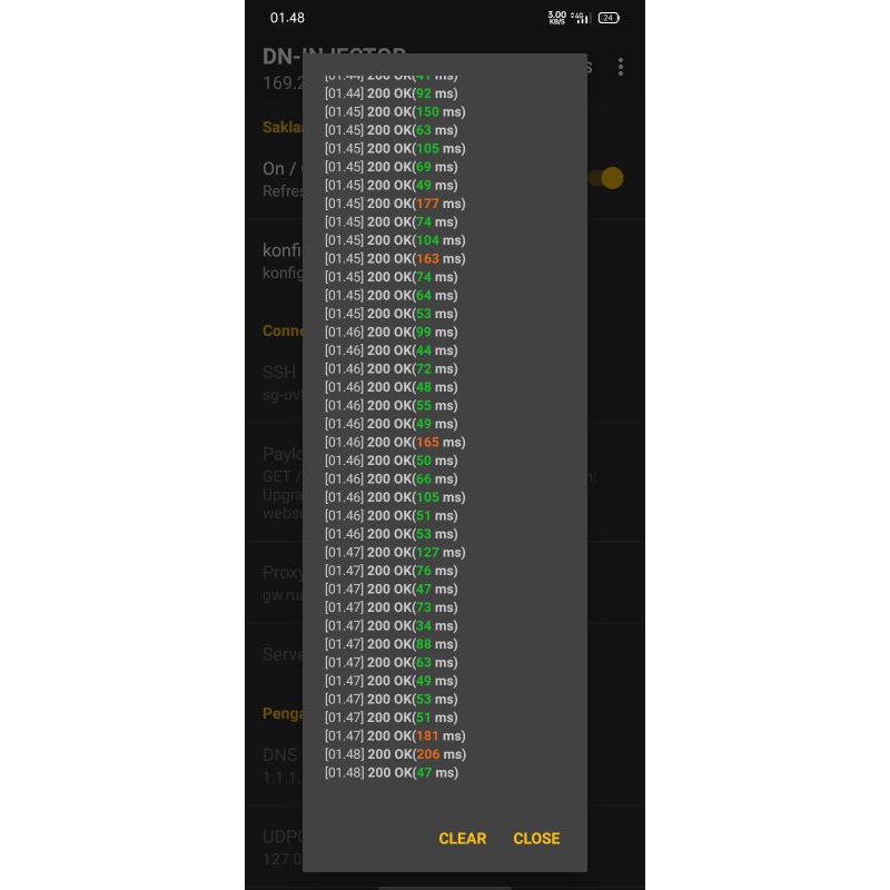 SSH WS, V2RAY, VMESS, TROJAN - Untuk inject kuota dll