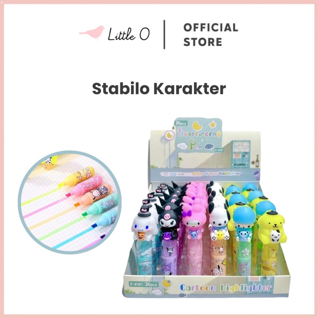 

Hemat 15 Online 1PCS Stabilo Sanrio Stabilo Highlighter Penanda Stabilo Lucu Karakter Cinnamorol Pochaco Mymelody