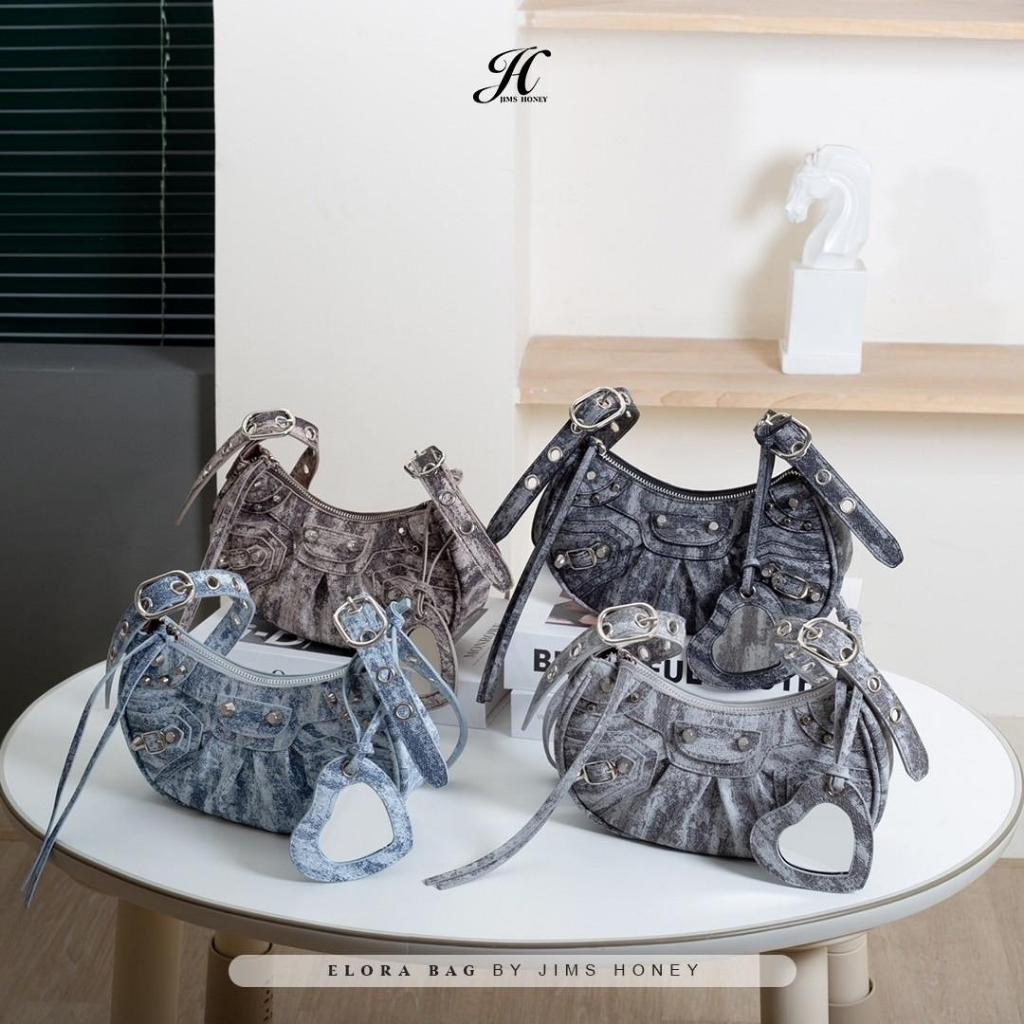JIMS HONEY ELORA BAG Tas Selempang dan Bahu Wanita Slingbag Cewek Jimshoney Trendy Elegan