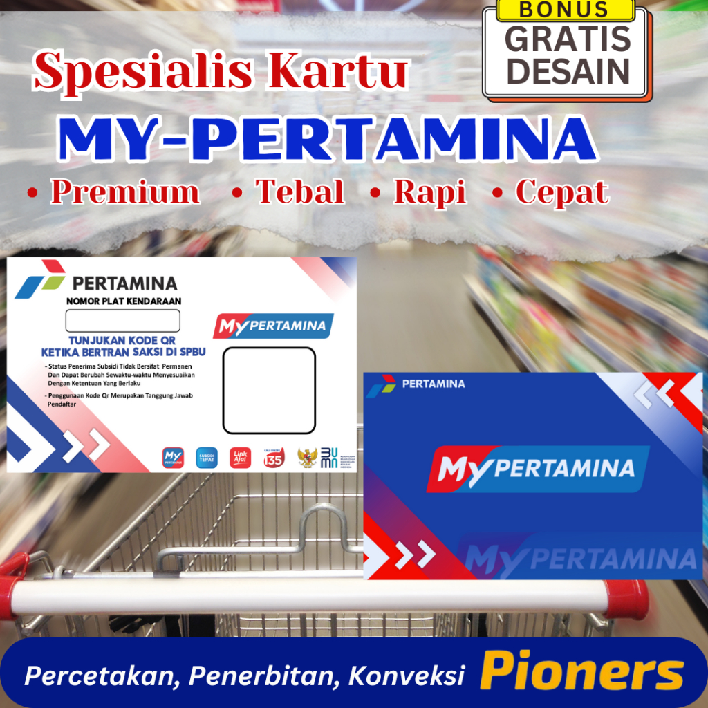 

JASA CETAK KARTU MY PERTAMINA BAHAN PVC TEBAL PROSES CEPAT