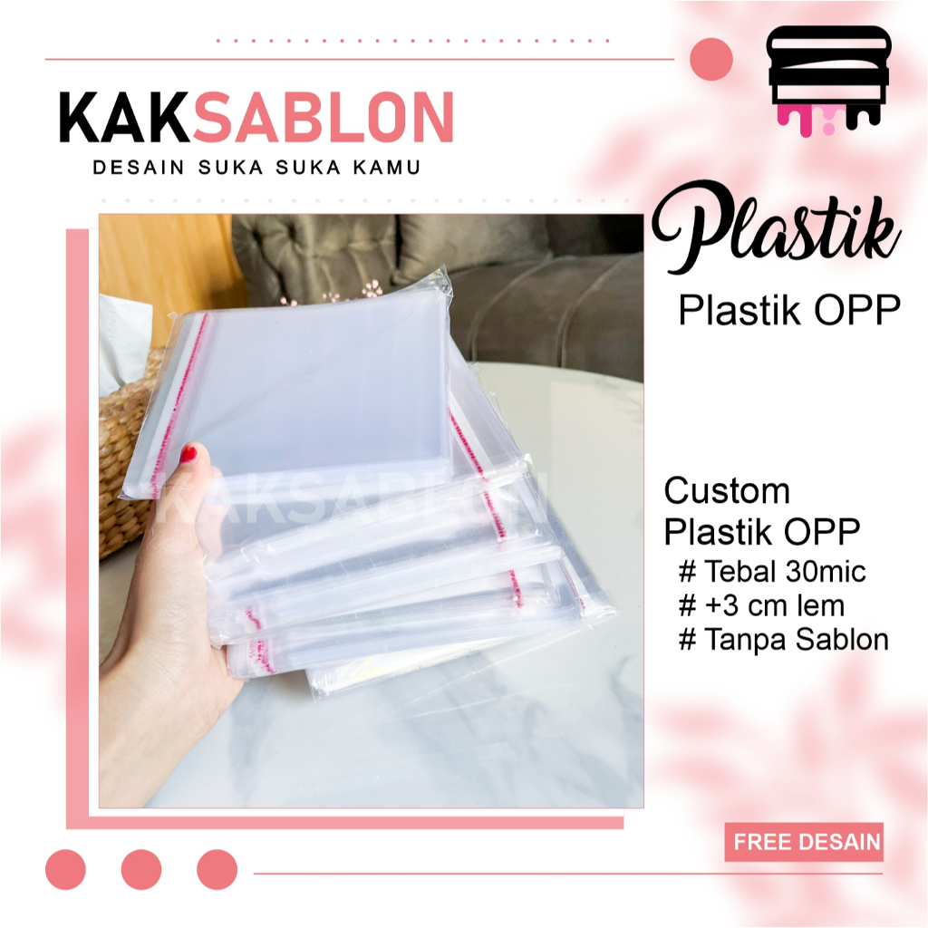 Plastik Opp 11x11 Tebal 30 Micron