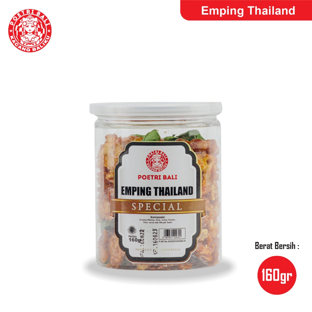 

Poetri Bali - Emping Thailand 160 gram | Khas Bali