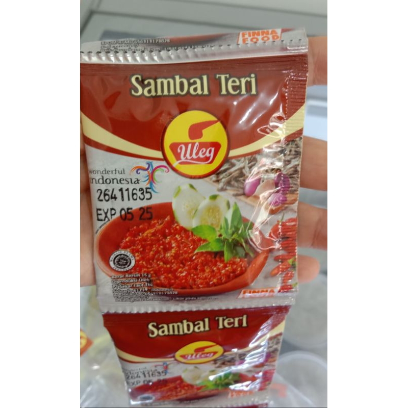 

Sambal teri ULEG 1 sachet