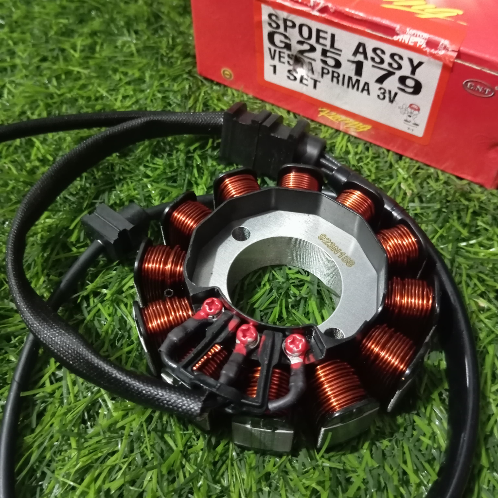SPOOL ASSY SPUL STATOR VESPA MATIC SPRINT PRIMAVERA 3V G25179 G.N.T