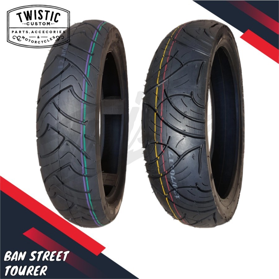 Ban Street Tourer Touring Tubeless 120/80-17 130/70-17 130 70 120 80 Ring 17 Motor