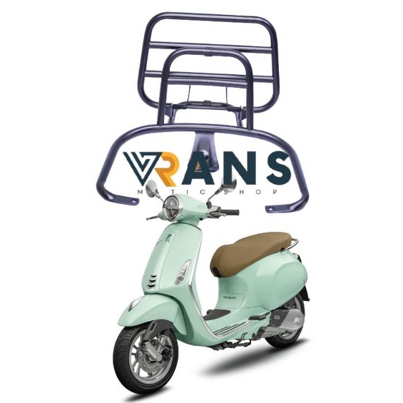 Aksesoris Vespa / Back Rack Vespa Primavera/ Sandaran Belakang Vespa Primavera/ Sandaran Jok Vespa P