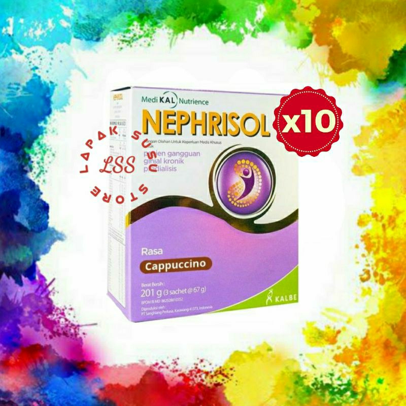 

BgKr 10 Box - Nephrisol Vanila Cappucino Pradialisis
