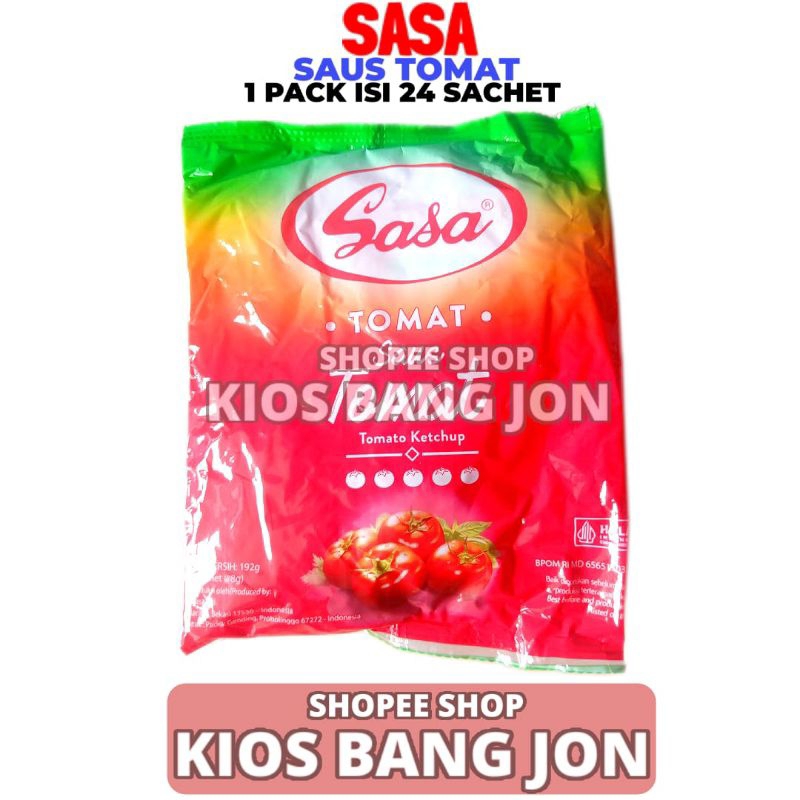 

Sasa Saos Sambal Tomat 1 Pack Isi 24pcs 8GR