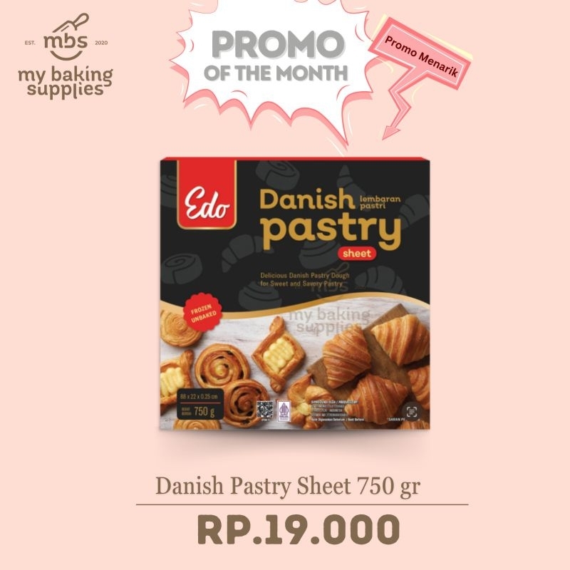 

Danish Pastry Sheet 750 gr