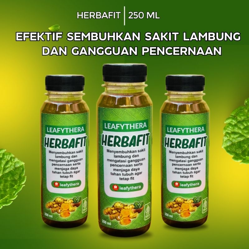 

Herbafit 250ml Efektif Sembuhkan Sakit Lambung Atasi Gangguan Pencernaan