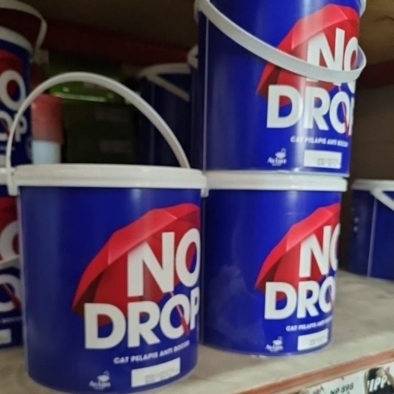 CAT NODROP 4 KG (READY STOK)/ Cat anti bocor/Cat Tembok Waterproof Anti Bocor 4Kg