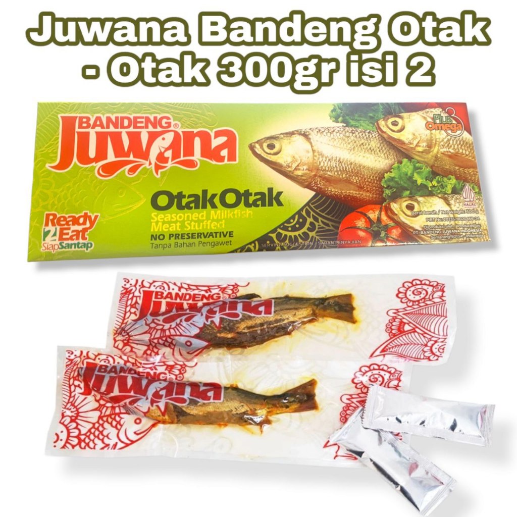 

JUWANA BANDENG OTAK OTAK KHAS SURABAYA 300GR