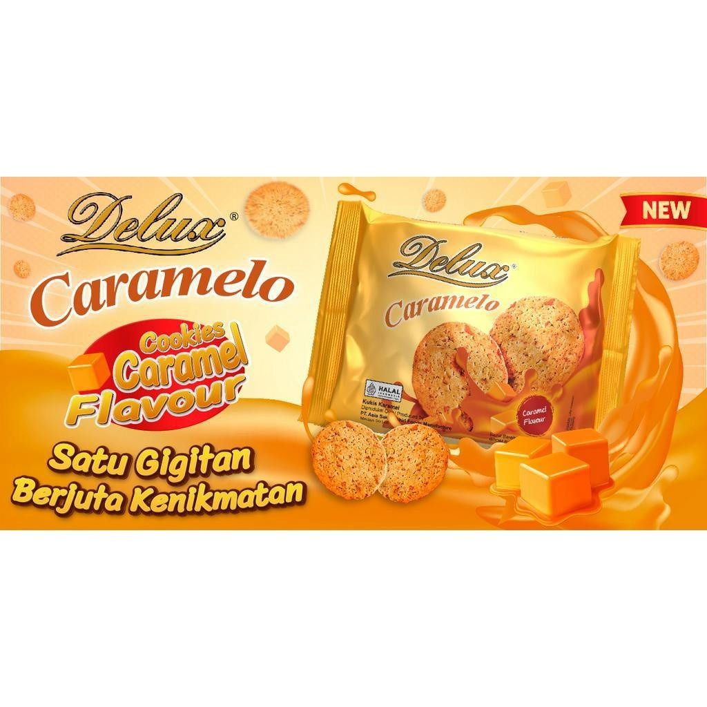 

10 PCS DELUX CARAMELO / BISKUIT CARAMELO / WAFER DELUX CARAMELO