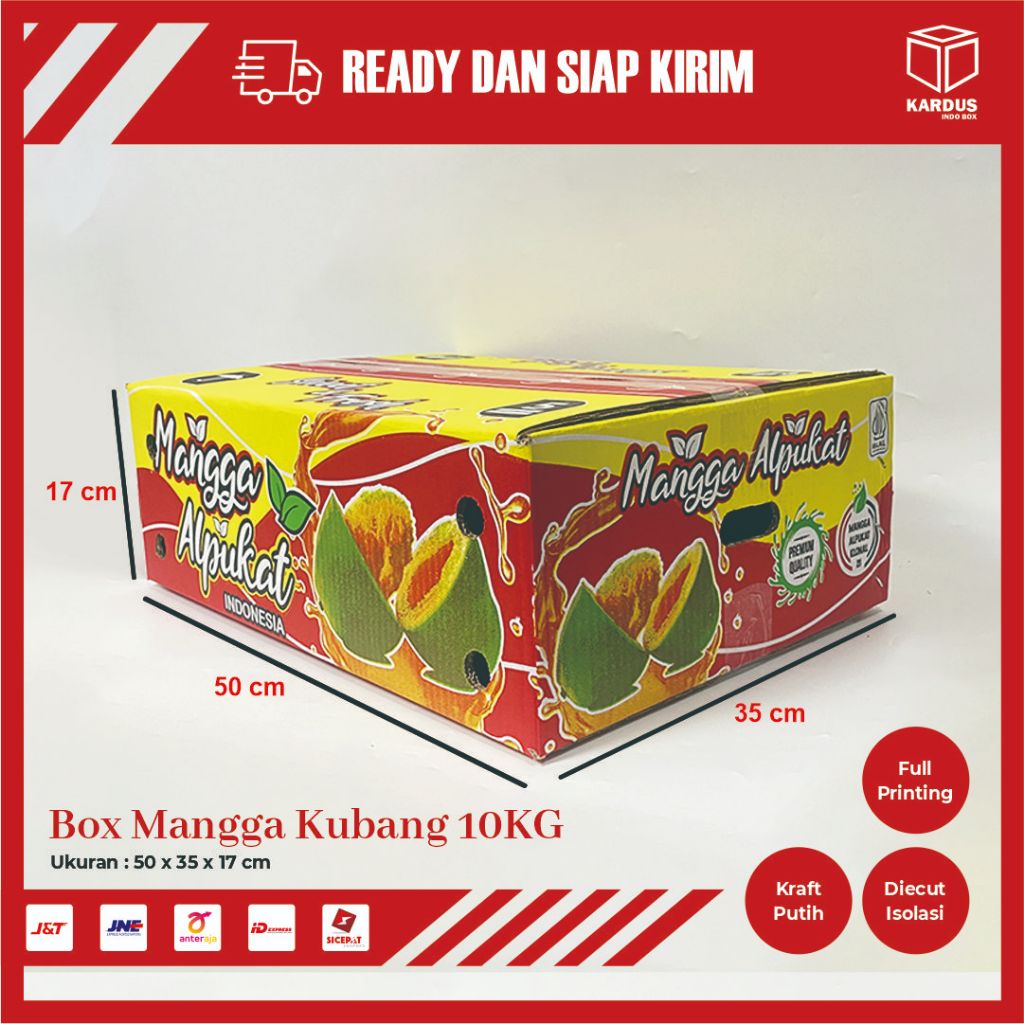 

KARDUS / BOX BUAH MANGGA 10 KG + PARTISI 24