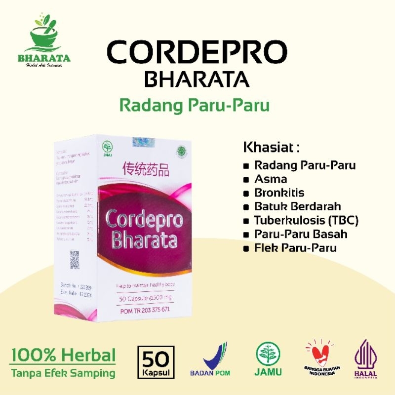 Cordepro Bharata Herbal Asli dan Original