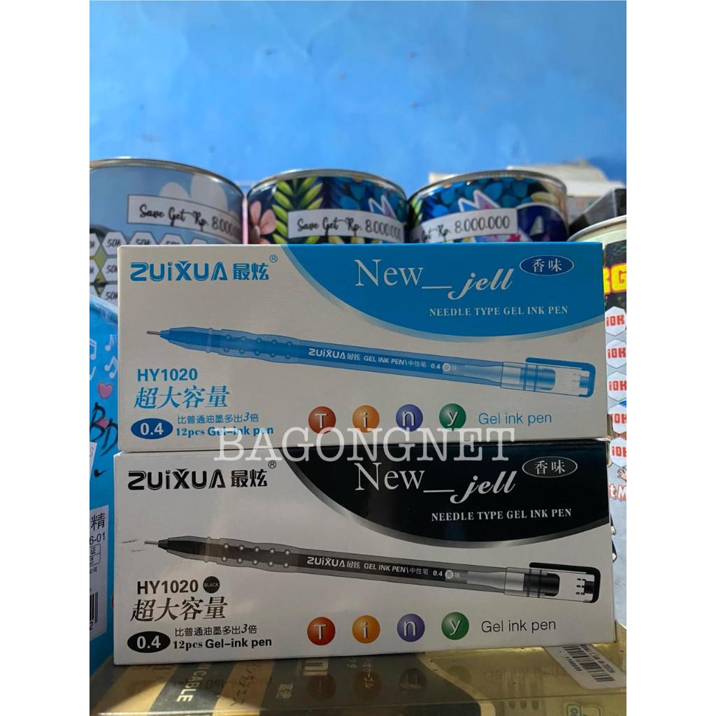

SELUSIN ( 12 PCS ) New Gel Pulpen Zuixua 0.4 mm Gel Pen Zuixua / Van-Art 0.4mm