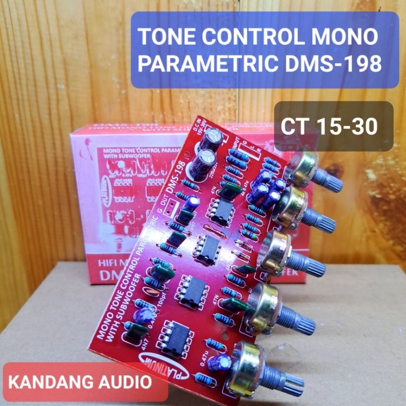 HIFI TONE CONTROL MONO PARAMETRIC DMS-198