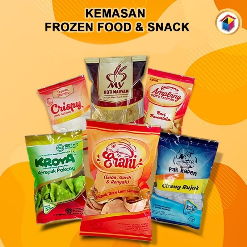

Kemasan Murah Modern Printing Rotogravure untuk Snack atau Frozen Plastik 15x25cm warna hijau