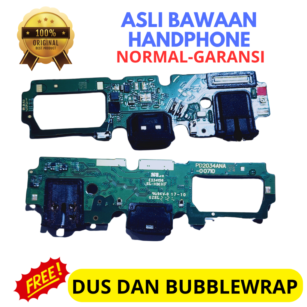 board cas vivo y12s original copotan - y20 - y12s - y20i - board charging - papan cas - ori cabutan 