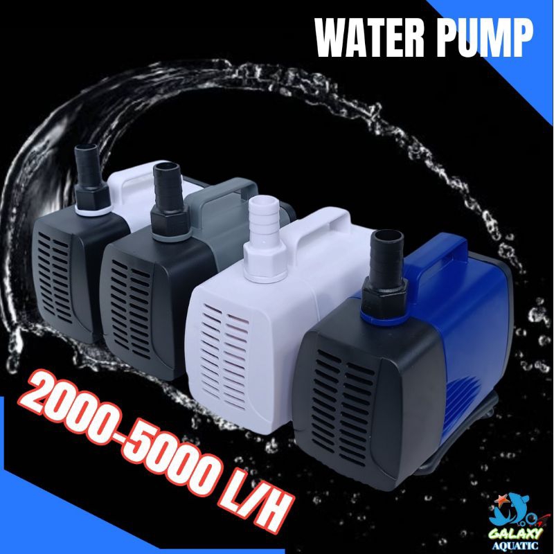 WATERPUMP - POMPA AIR KOLAM AQUARIUM DAN HIDROPONIK mesin pompa filter celup 2000 3000 4000 5000 L/H